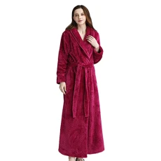 Christmas Pjis for Family 2023 New Pjs Unisex Womens Soft Plush Bathrobe Fluffy Cute Long Coat Nightgown Nightdress Lounge Black Ladies Pyjamas Size 18 Promotions Christmas Essentials