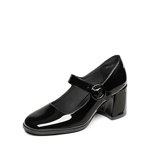 Chunky Heels for Women Block Heels Closed Toe Mary Jane Shoes Comfortable Dress Office Church Pumps,