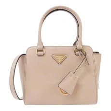 Cipria Mini Saffiano Handbag - Beige