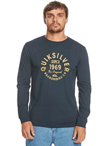 Circled Script - Long Sleeve T-Shirt for Men