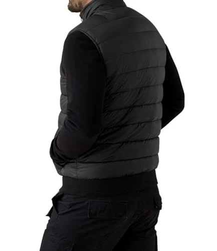 Circuit Quilted Gilet Black UK 40 - Large