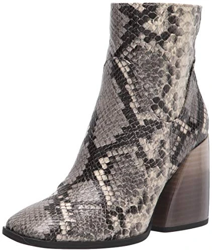 Circus NY Women's Palmina Ankle Boot, Grey Multi Snake Print, 3 UK