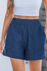 City Beat Denim Shorts - Blue