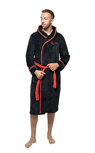 Classic Crest Unisex Bathrobe - Black