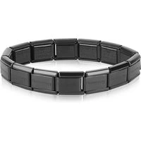 Classic Gunmetal Base Bracelet - 14 Links / 12cm