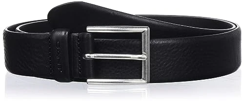 Classic Leather Belt, Black, One Size