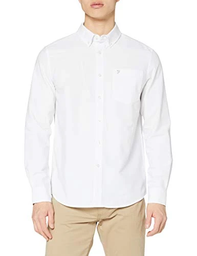 Classic Men's Drayton Business Shirt, White, One Size-M UK