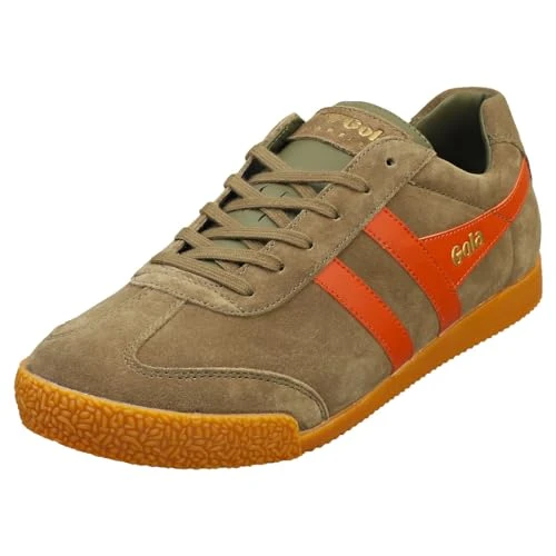 Classics Mens Harrier Retro Trainers - Khaki - 9 UK