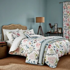 Clementine Cushion Duck Egg - Green