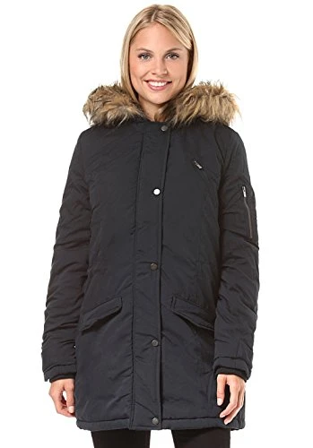 Clothes Women's Vimust Long Parka Jacket Pb Coat, Blue (Dark Navy), 36 (Manufacturer Size: Small)