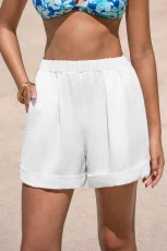 Cloud Dance White Cover-Up Shorts