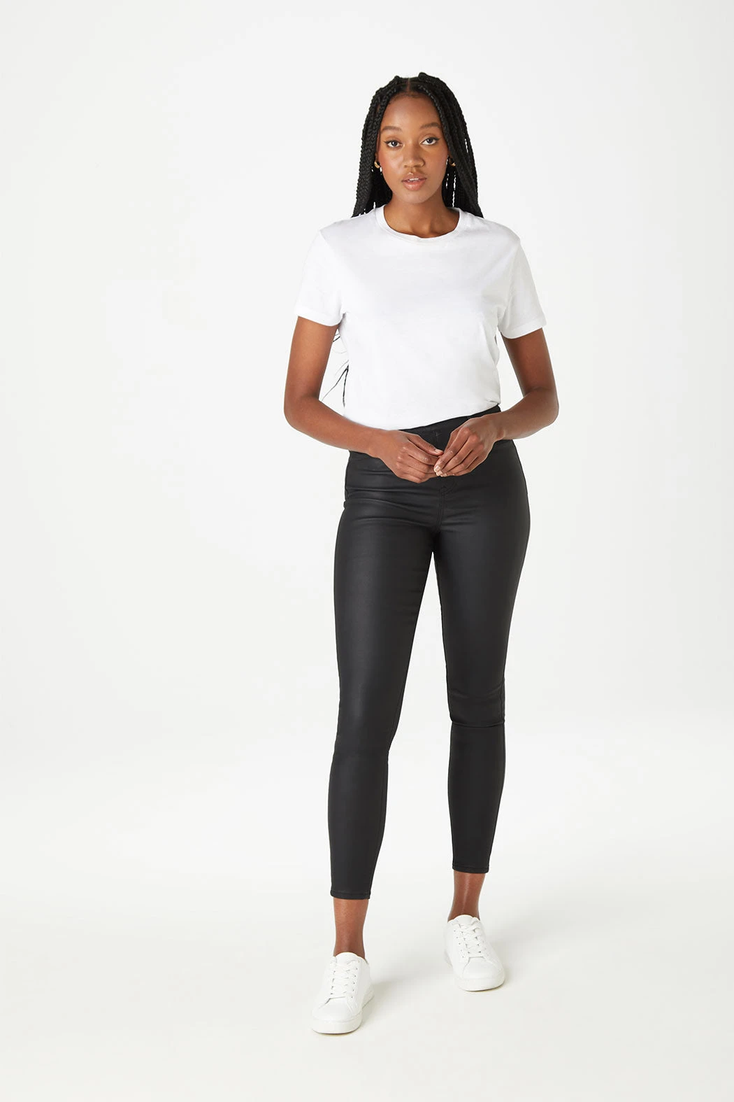Coated Jegging Black /