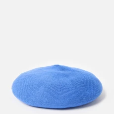 Cobalt Blue Premium Knitted Beret