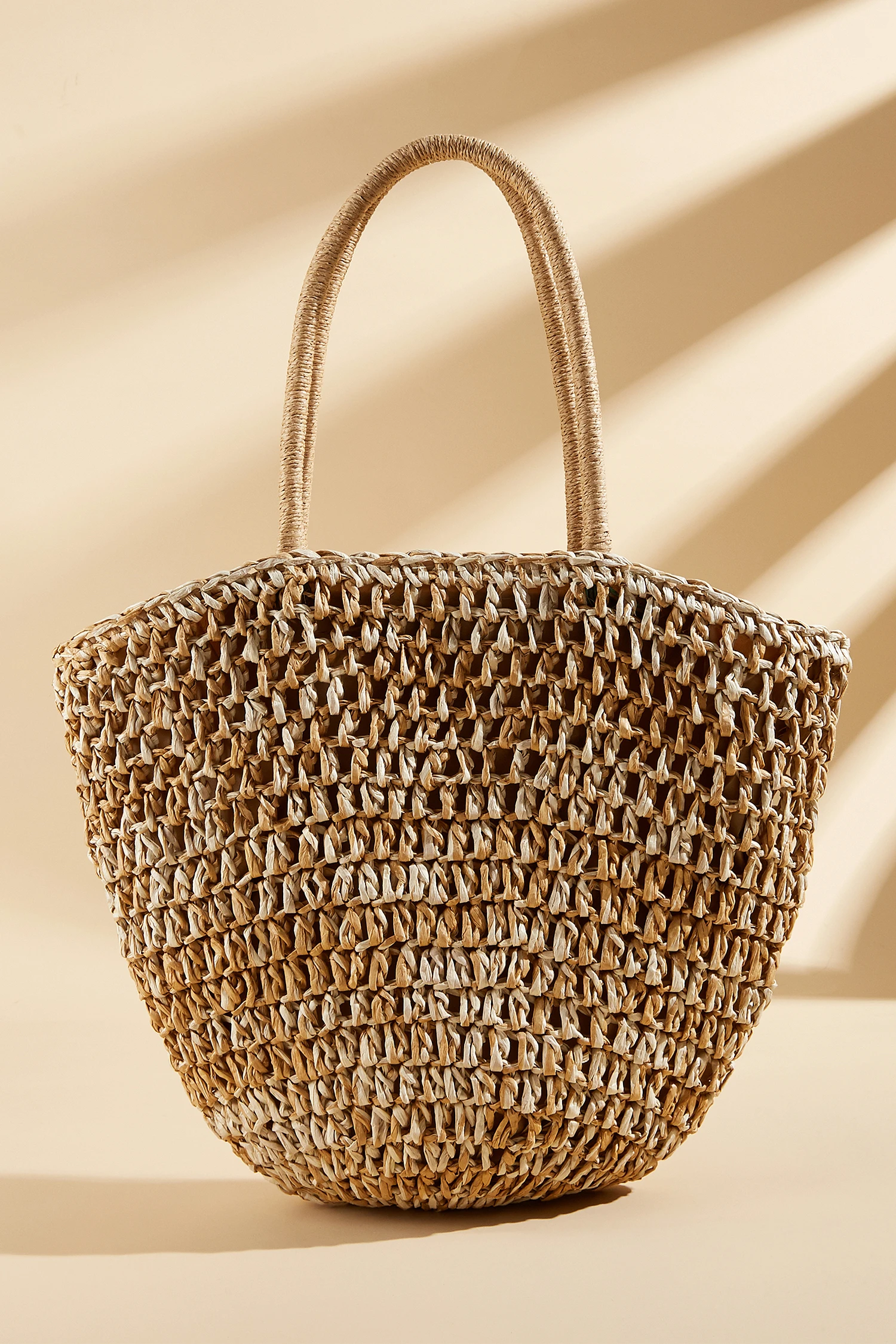 Coconut Island Straw Bag - Camel