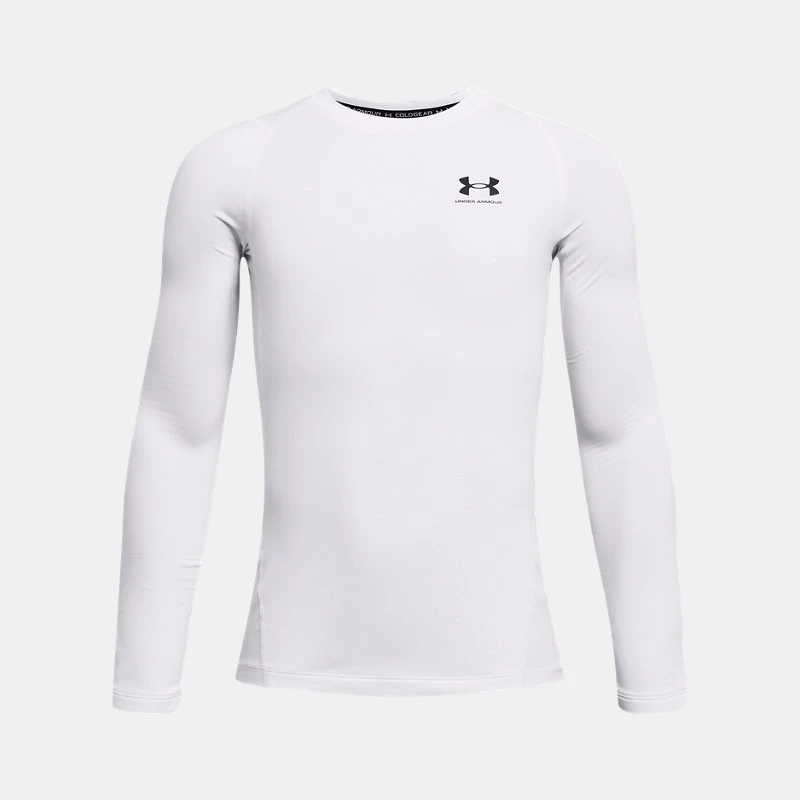 ColdGear® Boys Long Sleeve White / Black YLG (59 in)
