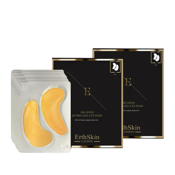 COLLAGEN GOLD UNDER EYE PATCH 24K GOLD - 5X2 PADS x2 - Black