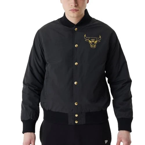 College Bomber Jacket - METALLIC Chicago Bulls - M