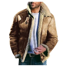 College Jacket Men Men Winter Wool Slim Short Reverse Jacket Branched Fit Solid Warm Jacket Large Pockets Outerwear Mens Thick Fleece Jacket, khaki, L College Jacket Men Men Winter Wool Slim Short Reverse Jacket Branched Fit Solid Warm Jacket Large Pockets Outerwear Mens Thick Fleece Jacket, khaki, L
