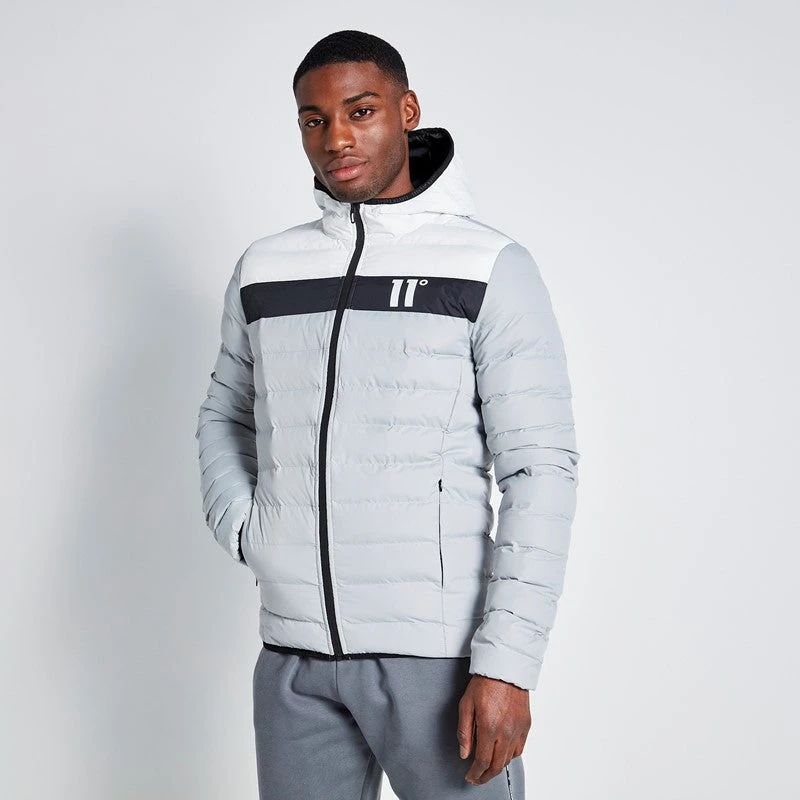 Colour Block Space Jacket ilver / White / Black - Silver / White / Black