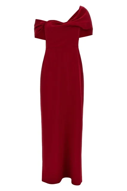 Column dress - Red