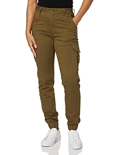 Combat Cargo Trousers for Women, Cargo Joggers Trousers for Women, Stretch Casual High-Waist Cargo T