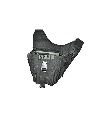 Combat Shoulder Bag Black