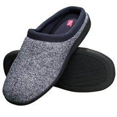 Comfort Soft Memory Foam Indoor Outdoor Clog Slipper Shoe-Men’s and Boy’s, Navy, 3X-Large UK