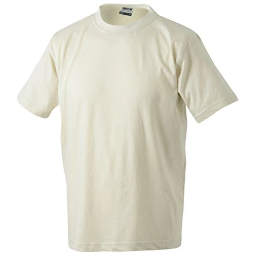 Comfortable T-Shirt Made of Single Jersey (XXL, Stone)