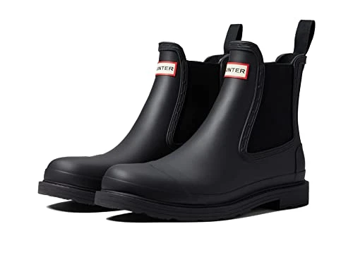 Commando Mens Wellies Black 8 UK