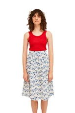 Compania Fantastica A-line midi Skirt with Hen Print Compania Fantastica A-line midi Skirt with Hen Print