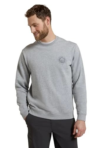 Compass Crew Neck Sweatshirt Light Grey M