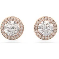 Constella Rose Gold Halo Earrings