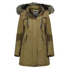 Coraly Lady - Wind Jacket Down Jacket Long - Wind Jacket Down Jacket Long - khaki, XL