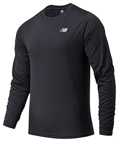 Core Run Long Sleeve T-shirt, Men, Black, S