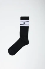 Core Stripe Socks 3 Pack - Black