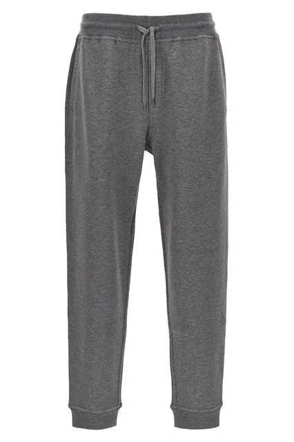 Cotton blend joggers - Gray