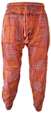Cotton Men's Patch Genie Casual Lounge Trousers Orange Stonewashed LXL Cotton Men's Patch Genie Casual Lounge Trousers Orange Stonewashed LXL