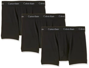 Cotton Stretch 3 Pack Trunk, All Black(Size: M) Cotton Stretch 3 Pack Trunk, All Black(Size: M)