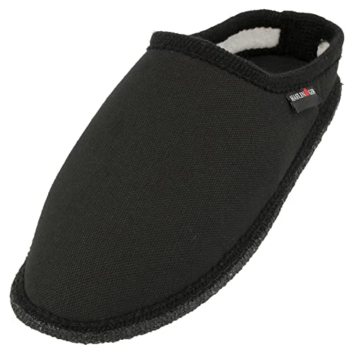 Cotty lightweight summer slippers cotton felt sole (black 3), size 43