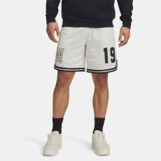Courtside Hoops Mens Shorts Stone / Black / Stone Brown Courtside Hoops Mens Shorts Stone / Black / Stone Brown