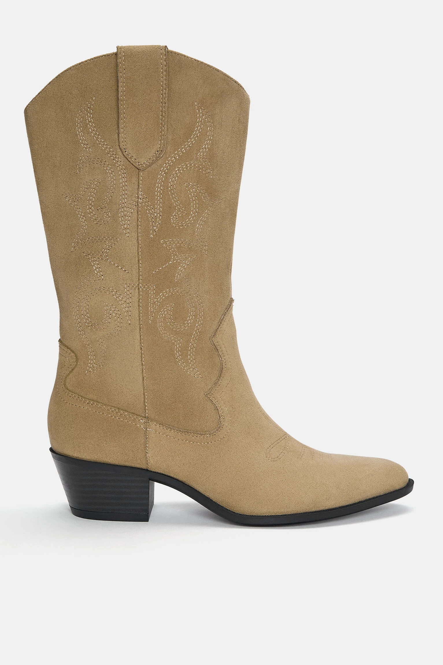 Cowboy Boots With Topstitching