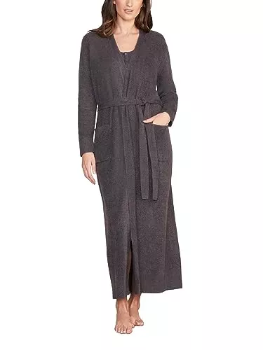 CozyChic Lite Long Robe - Black - L/XL