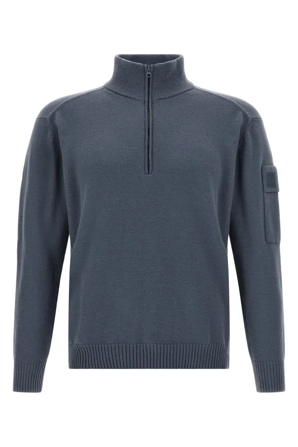 CP COMPANY Half Zip Sweater - L