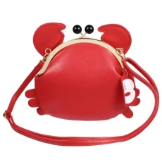 Crab Satchel Handbag Novelty Crab Clasp Clutch Purses Animal Cross Body Bags Shoulder Bag Purse Crab Wallet Purse for Girls Women Crab Satchel Handbag Novelty Crab Clasp Clutch Purses Animal Cross Body Bags Shoulder Bag Purse Crab Wallet Purse for Girls Women