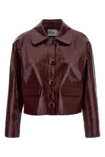 Craqué Leather Jacket Size UK