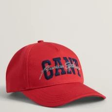 Cream 1949 Arch Denim Cap - Red