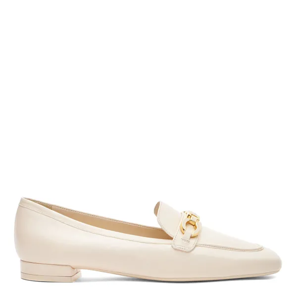 Cream Signature Square Toe Loafer - Multi