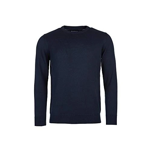 Crew neck sweater Pima Cotton Crew Neck MKN0932 Pullover Cotton Blue size - Blue - M