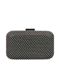 Criss C ross Diamnate Clutch Bag (Black, OS) 11033-BLK-OS