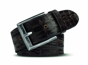 Crocodile-Look Belt